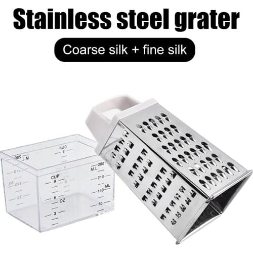 4 in 1 Multifunction Cheese Vegetables Grater Carrot Cucumber Slicer Cutter Box Container Kitchen Tools