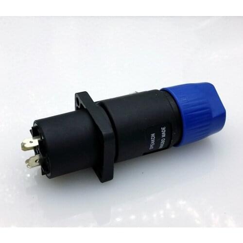 4pin Ohm connector with lock XLR plug with socket 4pins XLR Male connector for microphone Stereo System speaker box