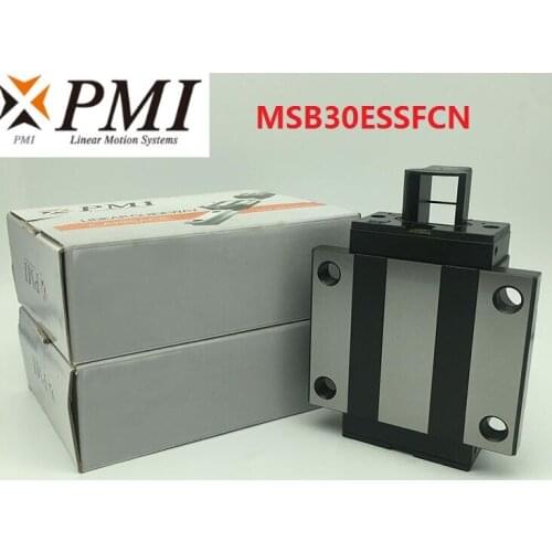 8pcs/lot Original Taiwan PMI MSB30E-N MSB30ESSFCN linear guideway sliding block Carriage for CO2 laser machine MSB30E