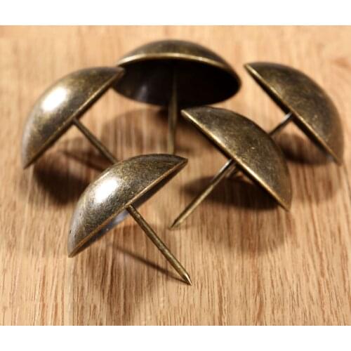 1pc 4cm Upholstery Nail Decorative Upholstery Tacks Jewelry Wood Box Furniture Decorative Pushpin Doornail