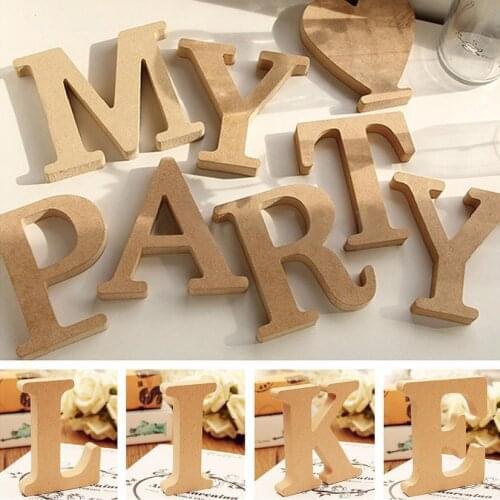 Creative Wooden Letters Ornaments for Home Crafts Desktop Decoration Room Nordic Letter Wooden Wedding Party Home Accessories
