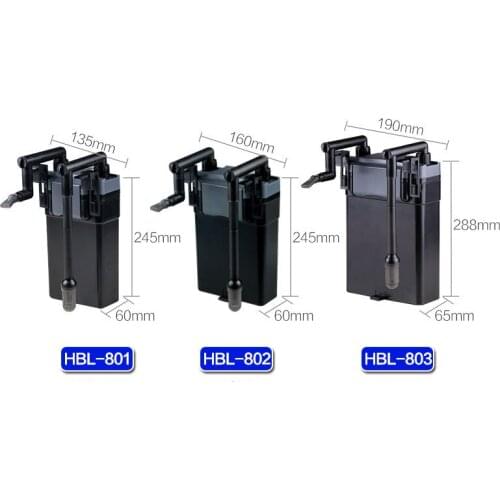 SUNSUN Hang On Filter Aquarium External Filter pump Up to 100 Liter Fish Tank Multi-stage Filter Adjustable Flow Canister filte