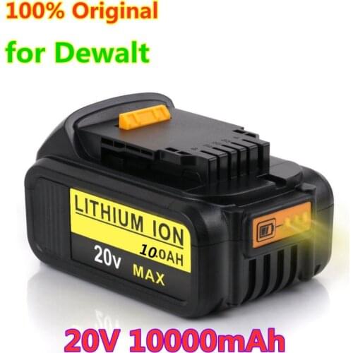 2021 New 100% Original 10000mAh 20V for Dewalt Power Tool Battery DCB206 20V 10.0Ah Battery DCB206 20V Battery DCB205 DCB204-2