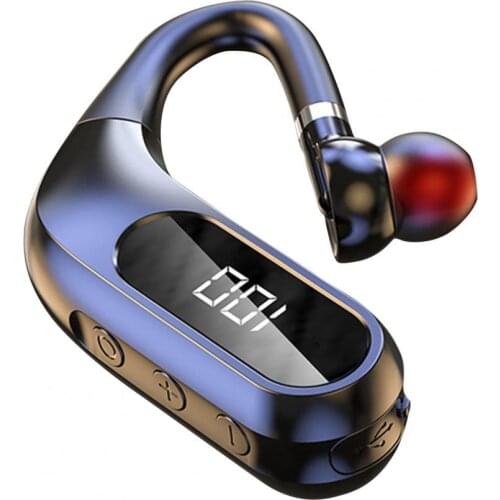New 5.0 Bluetooth-compatible TWS Earphone LED Digital Display Waterproof Ear Hook Wireless Sports Headset