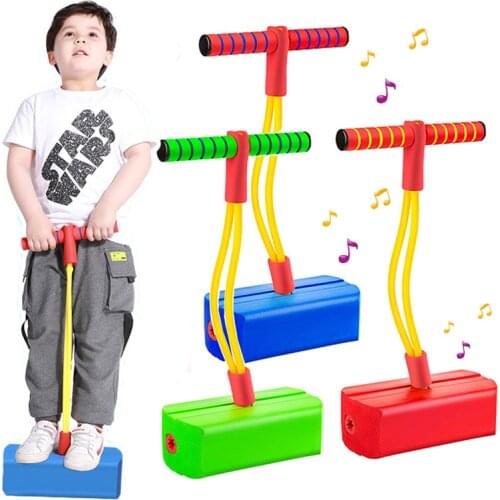 Pogo Stick Jumping Shoes Childrens Frog Bouncer Outdoor Playset for Kids Fun Sports Fitness Equipment Games for children