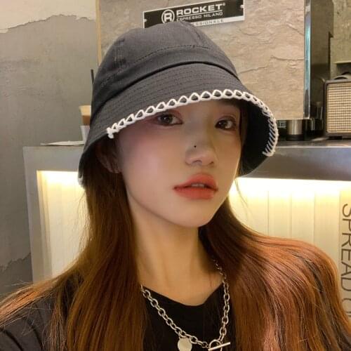 Artist Series Cotton Bucket Hat For Women French Style Designer Painter Artist Hat Stylish Female Daily Hats Fashion Gorros