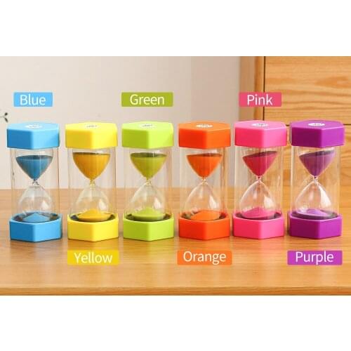 Hourglass 30 Minutes Sand Watch Clock Plastic Sandglass 60 Minute 15 20 Timing Home Decoration Accessories Children Gifts