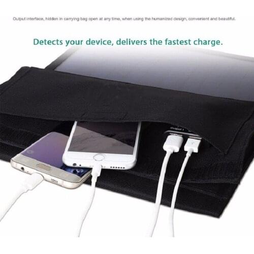 24W 12W 5V Sunpower Portable Solar Panel Charger Solar Charger For Phone/USB Device Dual USB Output Free Shipping