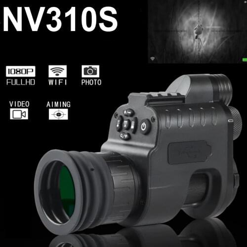 NV310S Night Vision Scope Add On Attach Scout NV Monocular Digital infrared IR Hunting Camera Red dot Sight IR for riflescope