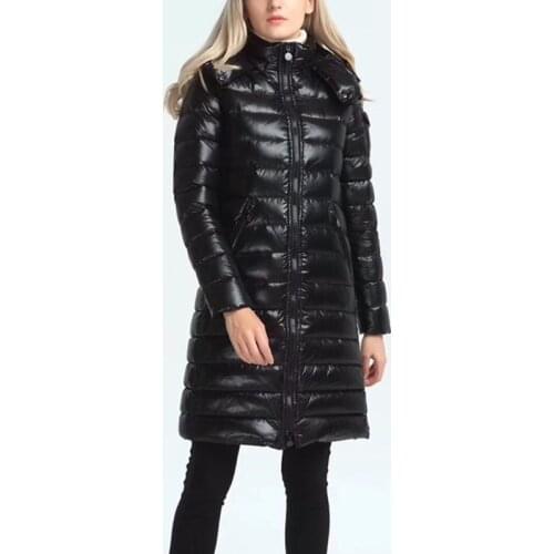 Long Short Women Warm Designer Luxury Brand Down Jacket Coats Women With Hood Down Parka Hooded Winter Long Short Coat