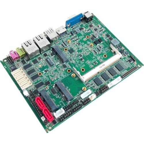 Onboard 2G RAM mini atx motherboard with 6*COM &2*RJ 45
