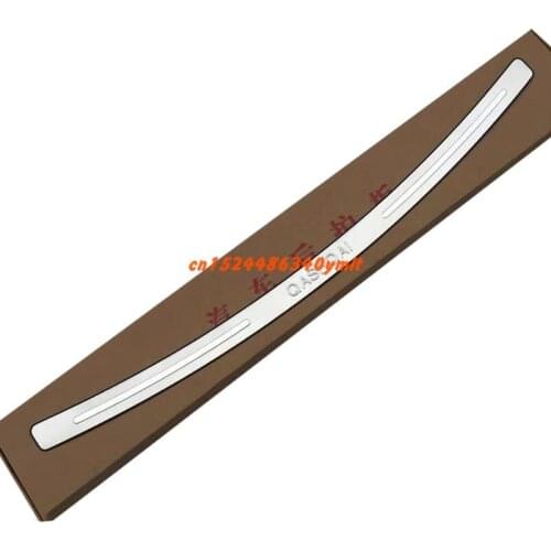High Quality Stainless Steel Rear Bumper Protector Sill Trunk Guard Cover Trim Car-Styling For Nissan Qashqai J10 2008-2015