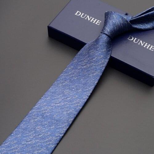 High Quality 2019 New Fashion Ties Men Business 8cm Gray Starry sky Silk Tie Wedding Ties for men Designers Brand with Gift Box