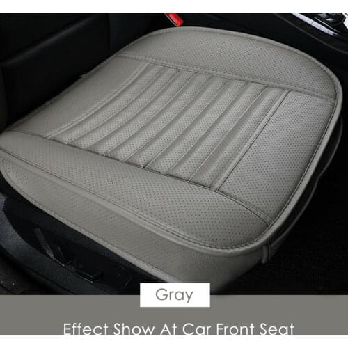 Universal Car Seat Cover Breathable PU Leather Pad Mat For Auto Chair Cushion Car Front Seat Cover Four Seasons Anti Slip Mat S