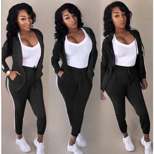 Women sexy blazer cuit long sleeve 2 pieces pants set autumn winter sexy casual sporty sweatsuits DH8888