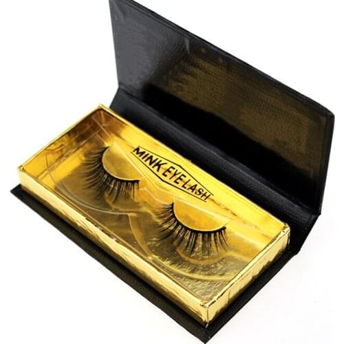100pcs Top Quality Mink Lash Handmade Mink Lash fans Glitter Packaging Customized box Fake 3D Mink Lash