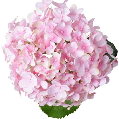 11-color French Hydrangea Handmade Single-stem Wedding Home Fashion Ornaments Silk Simulation Flower Arrangement Decoration