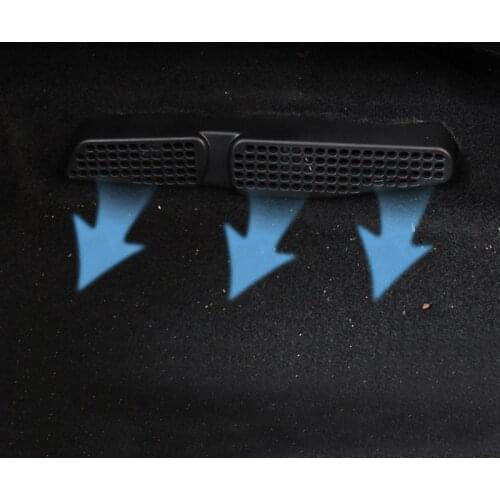 2pcs for Skoda Octavia 2015-2018 Octavia wagon 2017-2018 Underneath seat Air vent Protective cover