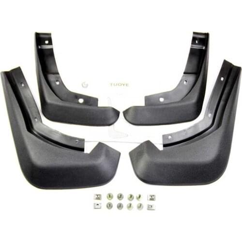 4pcs Premium Auto Front&Rear Heavy Duty Molded Flares Splash Mud Flaps Guards Fenders For Volvo S60 2010-2019