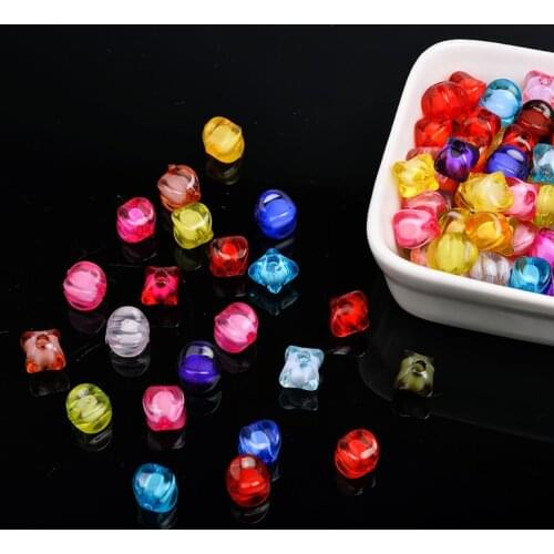 8/10/12mm Acrylic Loose spacer watermelon beads DIY beaded Door curtain Braided Decorations necklace Bracelet Making Kids Toys