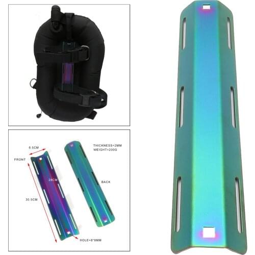 Heavy Duty Diver Dive Tank Adapter Equipment BCD Harness Hardware for Universal Technical Scuba Diving Tech Dive Backplate