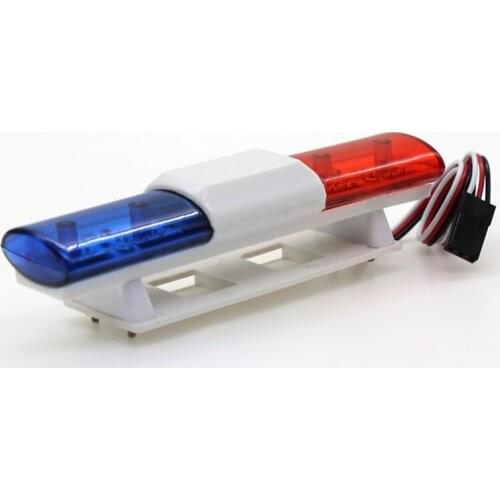 RC Car Accessories Led Police Flash Light Alarming Light for 1/10 HSP Kyosho Tamiya Axial SCX10 D90 RC Car Parts