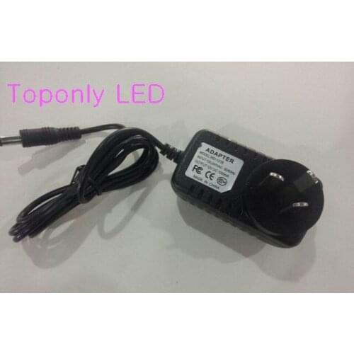 Australian 3-pins plug power adapter AC100-240V input DC12V 1000mA output lighting transformer compact&safe to use 100pcs/lot
