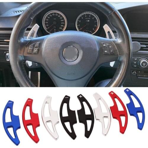 Car Steering Wheel Paddle Extension Shifter For BMW M3 E90 E92 E93 2009-2013 X5M E70 2010-2013 X6M E71 2010-2014 M6 2009-2012