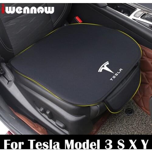Car Seat Pad Cover for Tesla Model 3 S X Y Model3 Set Driver Front Rear Auto Co-pilot Back Cushion Protector Modification Parts