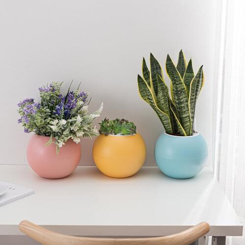 Flowerpot Portable Lightweight Convenient Multi-purpose PP Plastic Self Watering Flower Pot Eco-friendly Nice Planter Decor