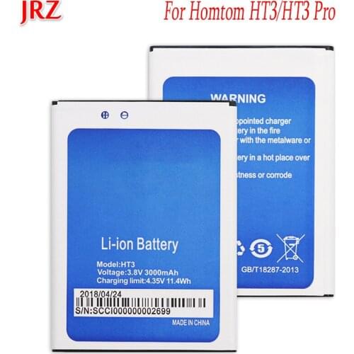 For Homtom HT3 Battery for Homtom HT3 PRO Batterie Bateria Accumulator AKKU 3000mAh