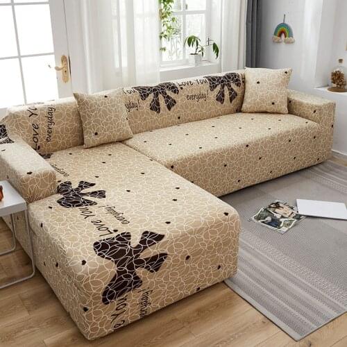 Stretch Sofa Covers Sectional Elastic Sofa Cover for Living Room Couch Cover Slipcovers Single/Two/Three/Four Seat 0039