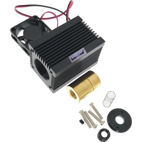 Focusable Housing/Case/Heatsink for 9.0mm TO5 Laser Diode LD Module Plastic Lens Fan 3350