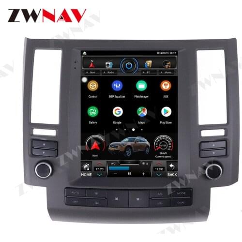 Android 9.0 Tesla Style GPS Navigation For Infiniti FX35 FX45 FX25 FX37 2003-2006 Auto Radio Stereo Multimedia Player