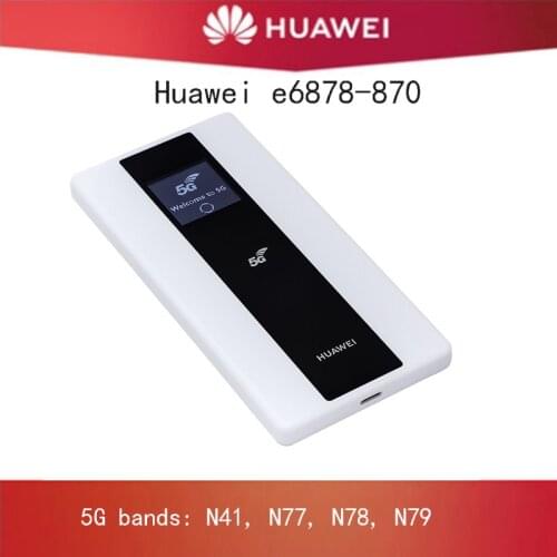 Huawei 5G Router Mobile WiFi Pro E6878-370 Huawei 5G MIFI Hotspot wireless Access Point Mobile WiFi E6878-870 NA and NSA modes
