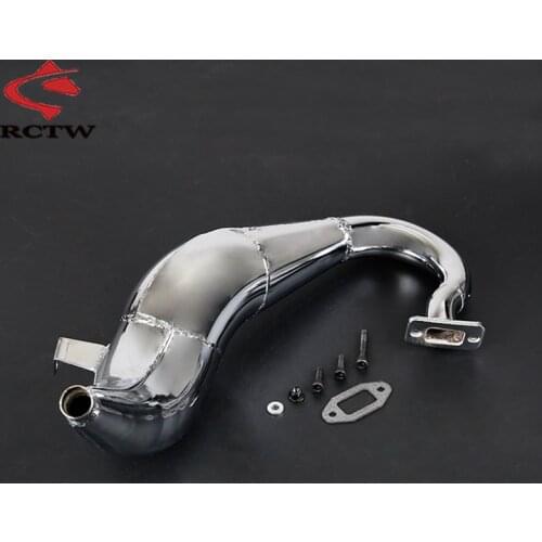 Metal 71CC Engine Exhaust Pipe Kit for 1/5 HPI ROFUN BAHA ROVAN KM BAJA LOSI 5IVE T Truck Spare Toys Parts