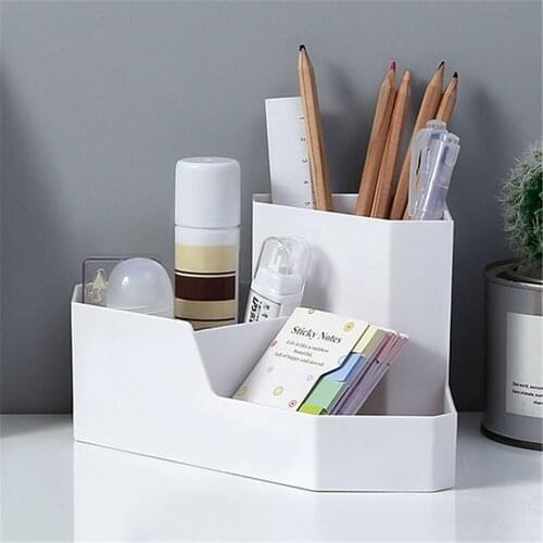 Simple Style Cosmetics Corner Receiving Box Stationery Makeup Cotton Pad Cosmetic Container Jewelry Organizer Desktop Case