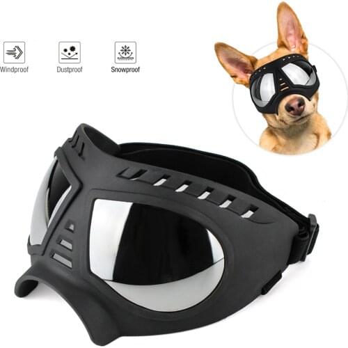New Cool Pet Sunglasses Waterproof and Snow Resistant Soft Frame Goggles Dog Sunglasses UV Proof Dog Stuff Accessories