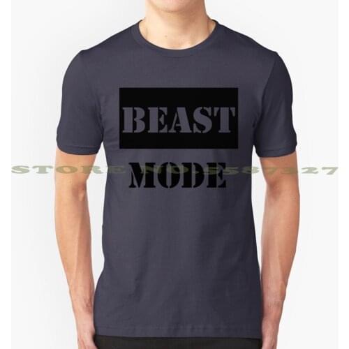 Beast Mode - Gym Wear Black White Tshirt For Men Women Beastmode Beast Mode Gym Workout Muscle Flex Strong Fitness Instafit