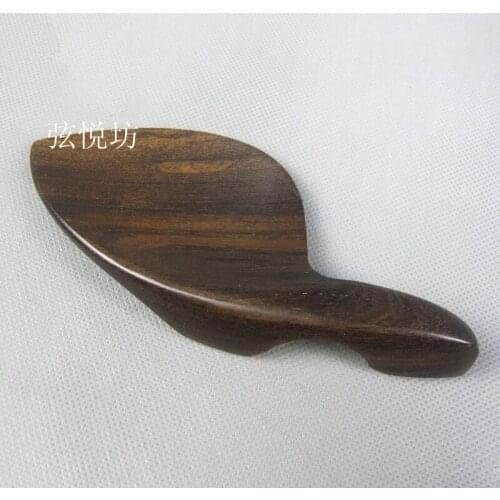 Wholesale 5 pieces 4/4 violin natural ebony wood chinrests violin fittings accessories parts