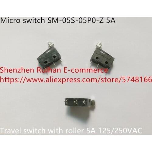 Original new 100% micro switch SM-05S-05P0-Z travel switch with roller 5A 125/250VAC