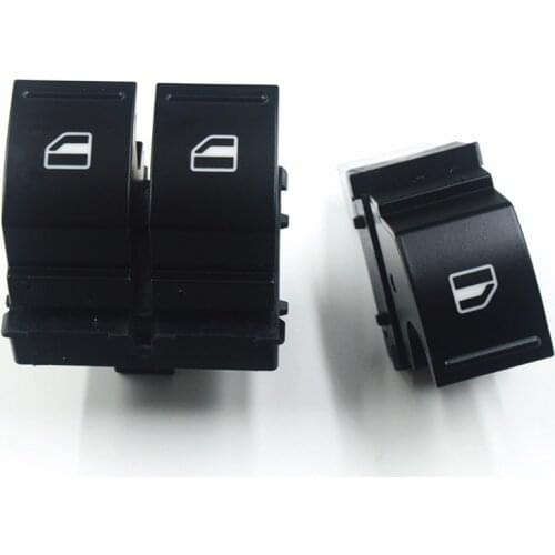 Power Window Switch Control for Volkswagen VW Caddy 2K EOS Golf 5 6 GTI Passat B6 CC Tiguan Polo 6R OE 1K3 959 857A, 1F0 959 855