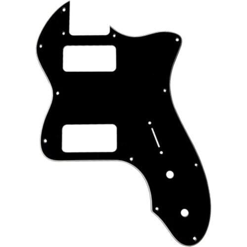 Pleroo Guitar Parts - For Classic 72 thinline Tele Guitar Pickguard Scratch Plate With TV Jones Humbucker
