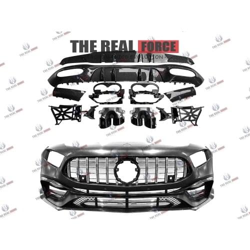 Suitable For 18-21 Benz W177 A Class A180 A200 A220 A250 VAD A45S PP Full Body Kit Front Rear Bumper Hood Side Skirts