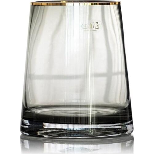 Scandinavian Phnom Penh Glass Vase Multicolor Hydroponic Dry Flower Bottle Home Living Room Accessories