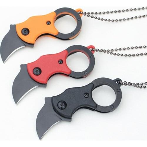 Folding knife CS Counter-strike Eagle Claw Knife Creative Mini Outdoor Tool Knife EDC Portable camping Sharp Keychain Knife
