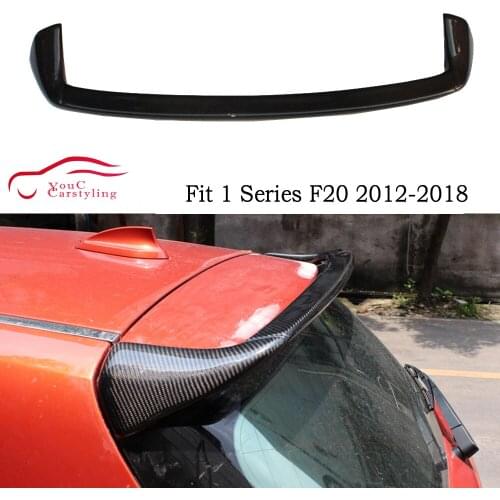 AC Style Carbon Fiber Rear Spoiler Trunk Boot Lip for BMW 1 Series F20 2012 - present 5-door Hatchback Rear Spoiler Wing