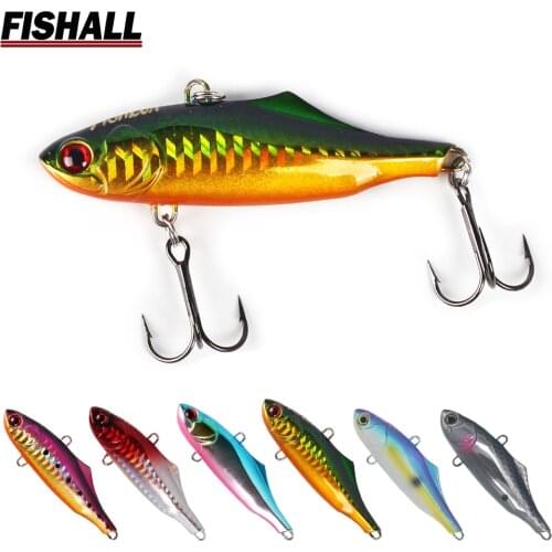 Heavy VIB Wobbler Lure 75mm 30g Sinking Vibration Hard Bait for Winter Ice Fishing