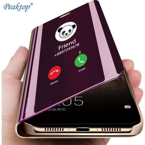 Smart Mirror Filp case For Samsung Galaxy A20 A30 A40 A50 A20e Smart mirror Book Cover Sumsung galax A 20 30 40 50 20e a305 case