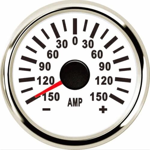 SAMDO 52MM Waterproof Ampere Gauge Ammeter AMP Meter 150A 2" With Current Sensor